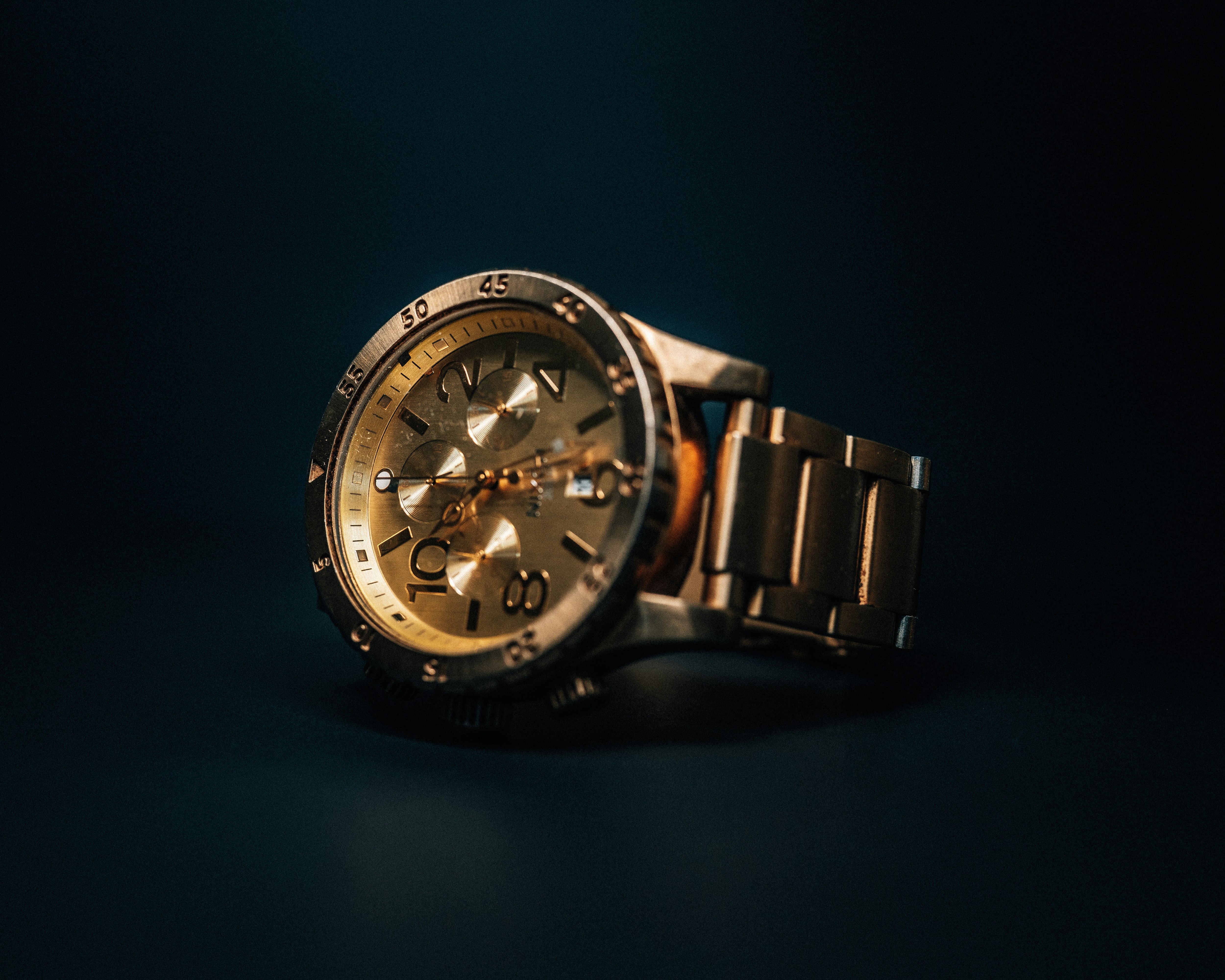Asterion C-02, chronographe argenté